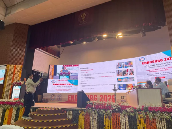 Robotic Surgery at AIIMS Surgical week 2026